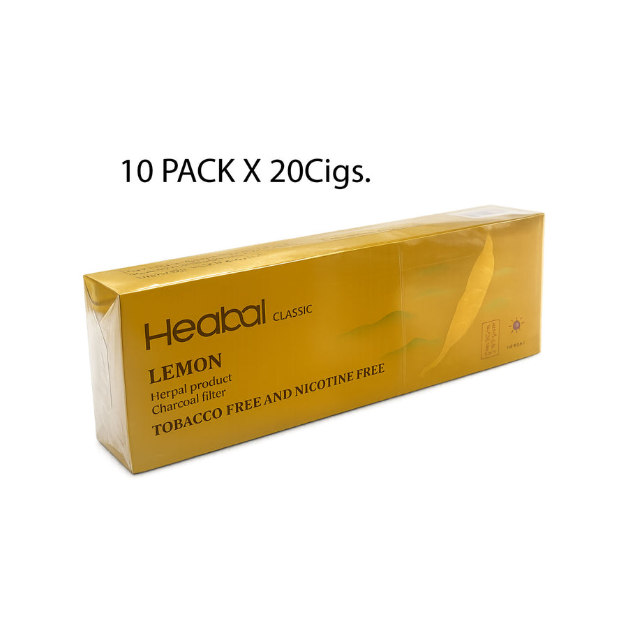 Cigarette Herbal Classic 0 Nicotine LEMON available from Brown Bear Brisbane