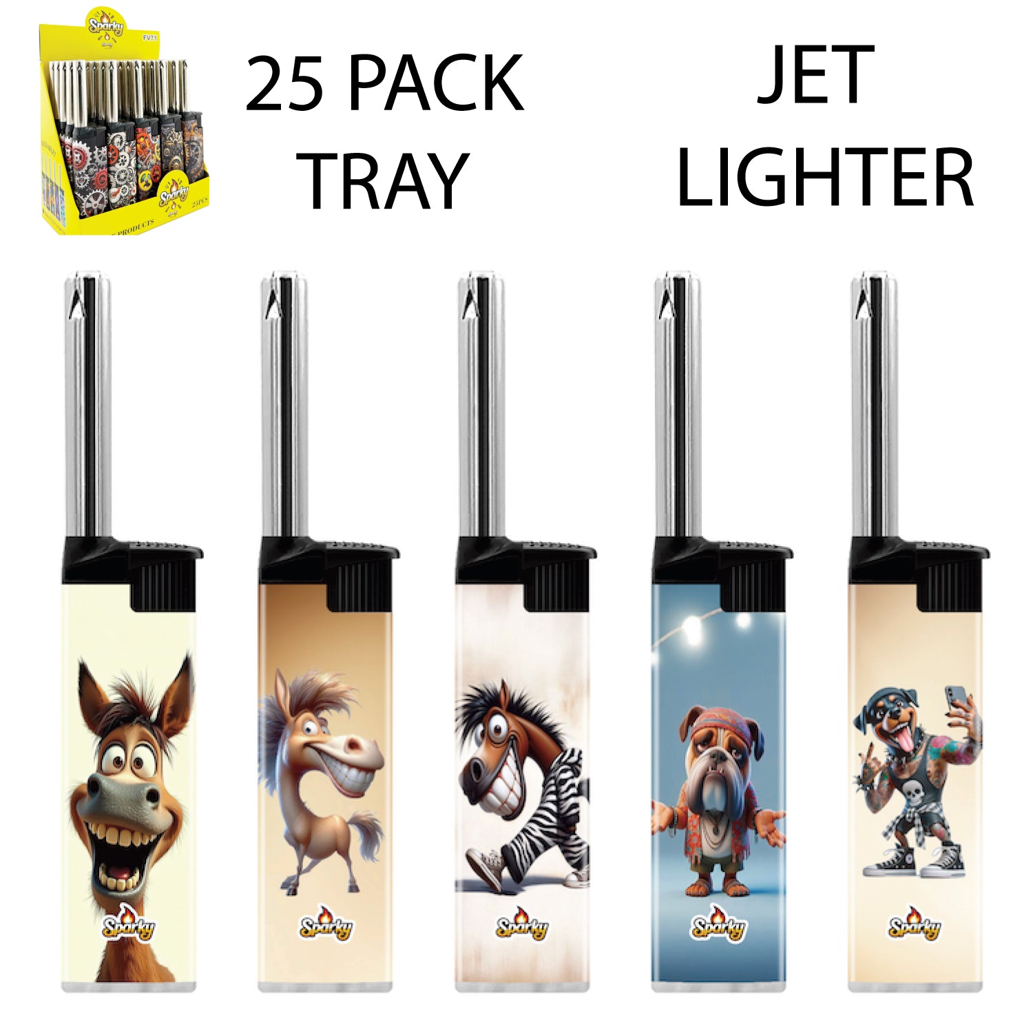 Lighter Sparky Tube JET available from Brown Bear Brisbane