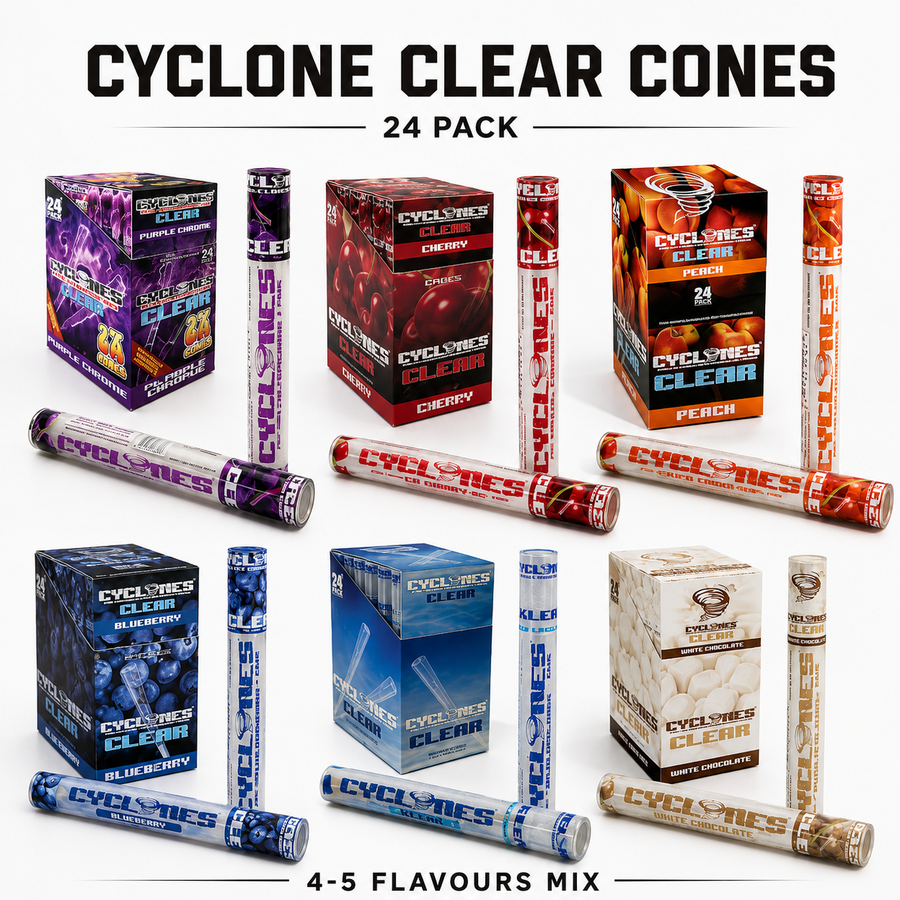 Paper Cyclone Clear Mixed Flavours — product view 2 | Brown Bear Brisbane