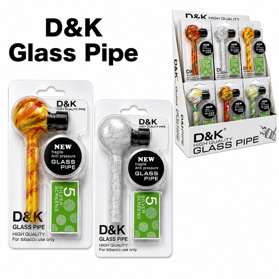 Pipe Glass GP9 D&K with Screen available from Brown Bear Brisbane