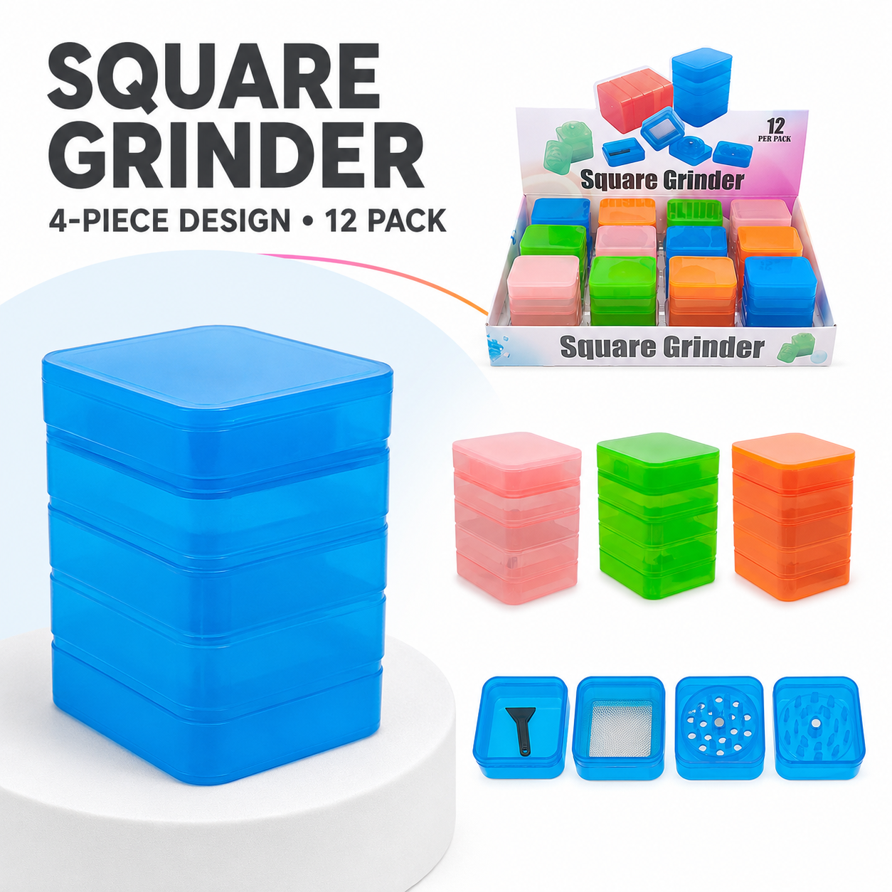 Grinder Plastic Grater Grinder available from Brown Bear Brisbane