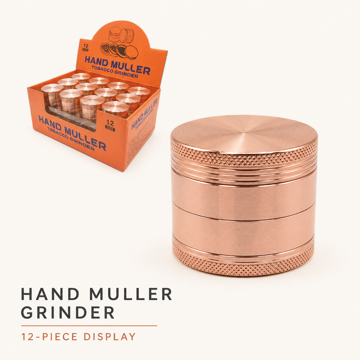 Grinder Metal 40mm Zinc 4 Layers available from Brown Bear Brisbane