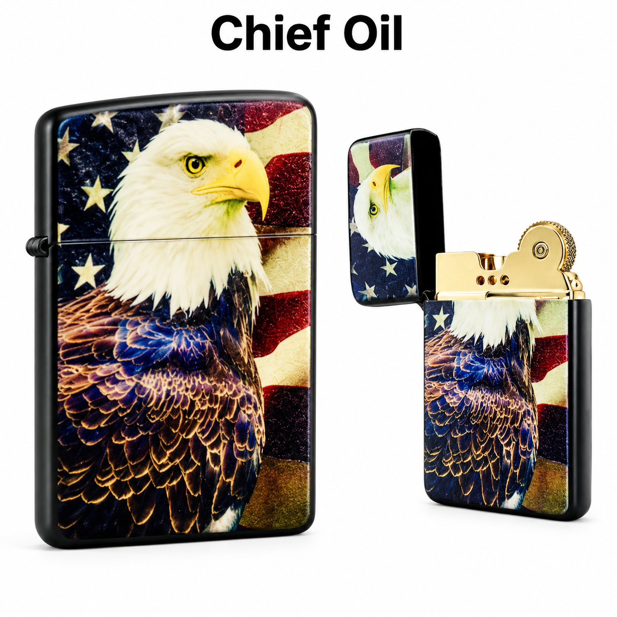 Lighter Chief CF003-32H Eagle Oil available from Brown Bear Brisbane
