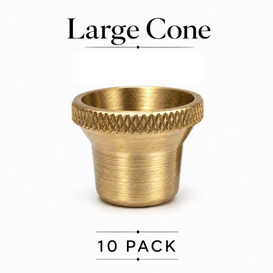 Cone Metal Brass Large available from Brown Bear Brisbane