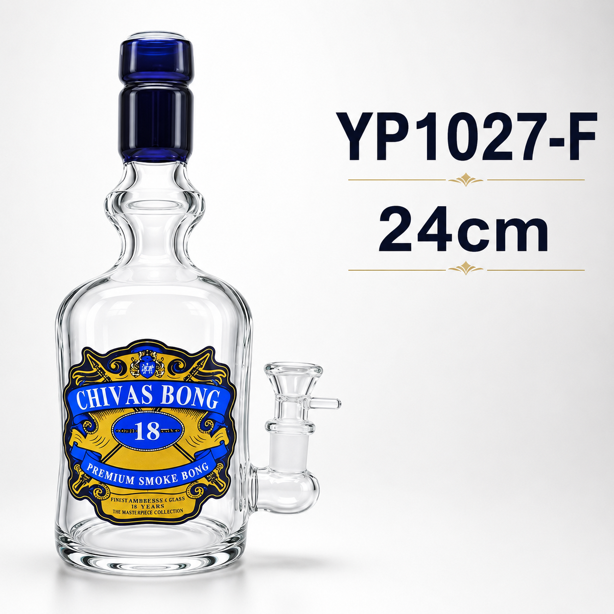 Water Pipe YP1027-A Chivas 24cm available from Brown Bear Brisbane